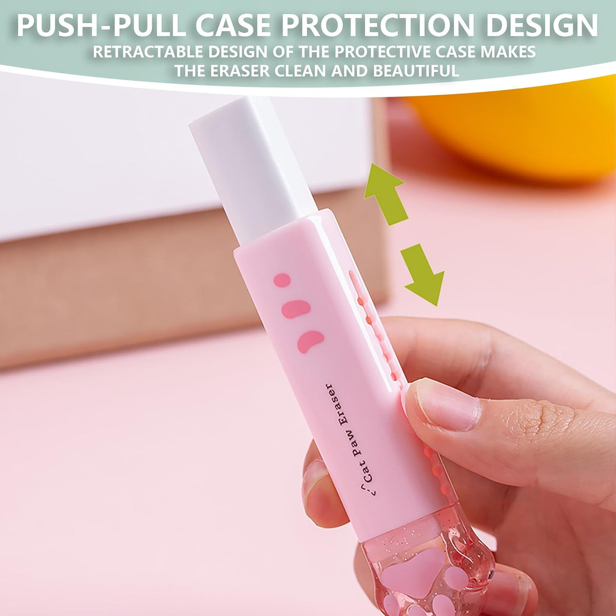 4Pcs Cute Stationery Set,Kawaii School Supplies
