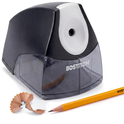 Bostitch Office Electric Pencil Sharpener, Heavy Duty, Stall-Free, Black