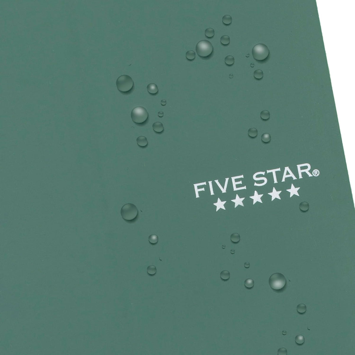 Five Star Spiral Notebook, 1 Subject, College Ruled Paper, 4-3/8" x 7", Small Size, 80 Sheets, Fights Ink Bleed, Water Resistant Cover, Seaglass Green (450048CH1-ECM)