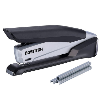 Bostitch Office Executive 3 in 1 Stapler, One Finger, 20 Sheet, Red
