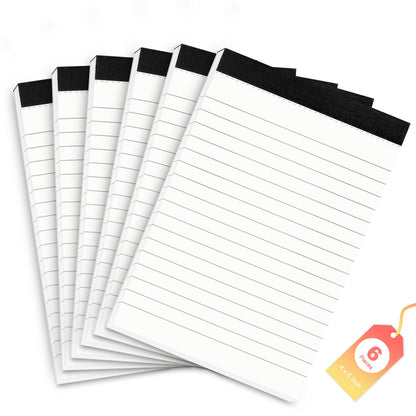 12 Pack Note Pads 5x8 Small Legal Pads White Notepads 5x8 Inch Paper Pads