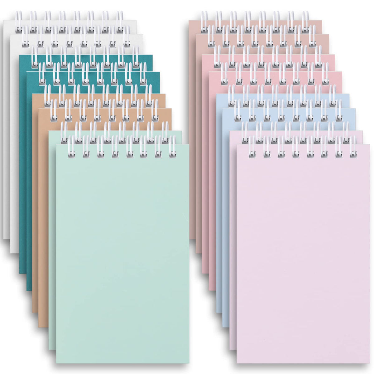 Ddaowanx Small Notebooks,Cute 3x5 Pocket Spiral Notepads With Lined Pages