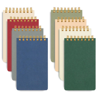 Thboxes Pocket Notebooks 8 Pack, 3x5 Inch Mini Pads Spiral, Macaron Colors