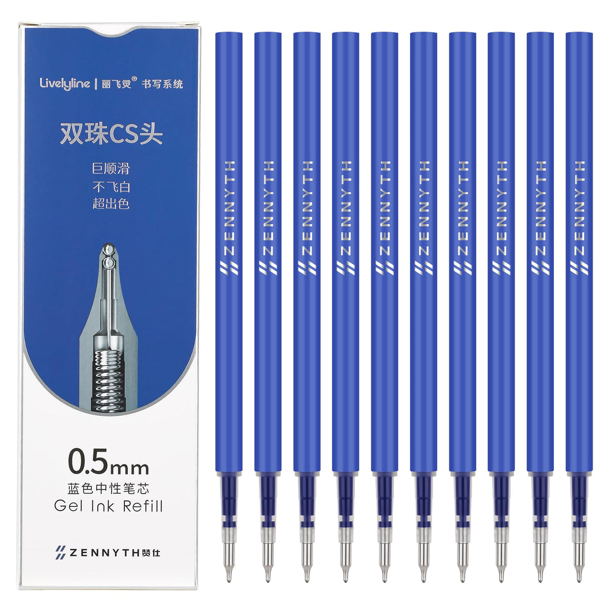 Ddaowanx Gel Pens,6 Pcs 0.7mm Retractable Quick Dry Black Ink Pens