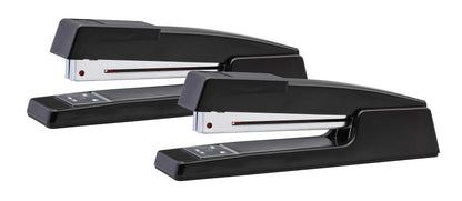Bostitch Executive Full Strip Stapler - 20-Sheet Capacity, All-Metal Construction, Dual Clinch, 2-Pack