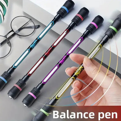 2/8pcs Cool Internet Hot Spinning Pens, Flexible Hand Training, Anti-Drop And Non-Slip with Writing Function - Balance Spinning Pencil, Random Colors