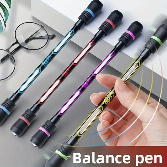 2/8pcs Cool Internet Hot Spinning Pens, Flexible Hand Training, Anti-Drop And Non-Slip with Writing Function - Balance Spinning Pencil, Random Colors