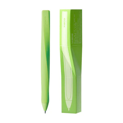 KACO TWIST Minimalist Silent Touch Retractable Silicone Gel Pen - 0.5mm Fine Tip, Retract Click, Quick Dry Black Ink, Fidget Stress Relief, Smooth Writing, School Supplies, Office Accessories, Left Handed Pens & Refills, Ideal for Birthdays, BackToSchool,