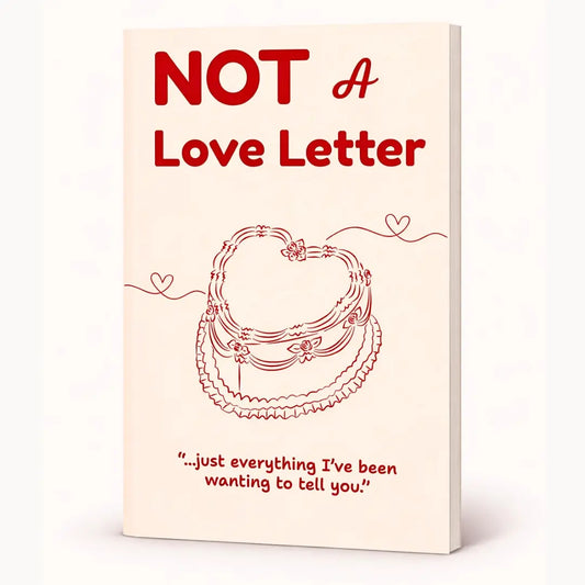 Not A Love Letter Romantic Fill-In Love Journal for Couples – Aesthetic Gift Book | BookTok Anniversary, Perfect Gift for Valentine’s Day, Birthday Interactive Notebook Color Travel Notebook
