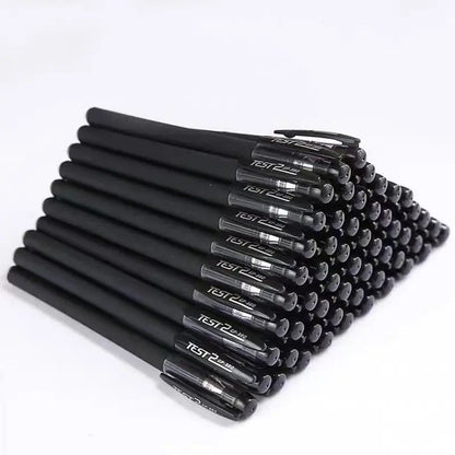 24Pcs Black Gel Pens, Minimalist Fine Point Pens for Smooth Writing, School Office Stationery Supplies, Note Taking Pens, Business Signature Pens, Student Writing Pens, Teacher Gifts