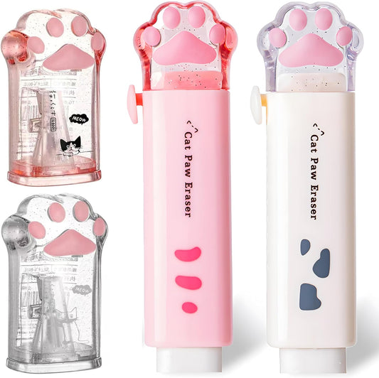 4Pcs Cute Stationery Set,Kawaii School Supplies