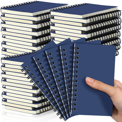 Jutom 18 Pcs Small Spiral Notebook Memo Pad 3x5, Orange