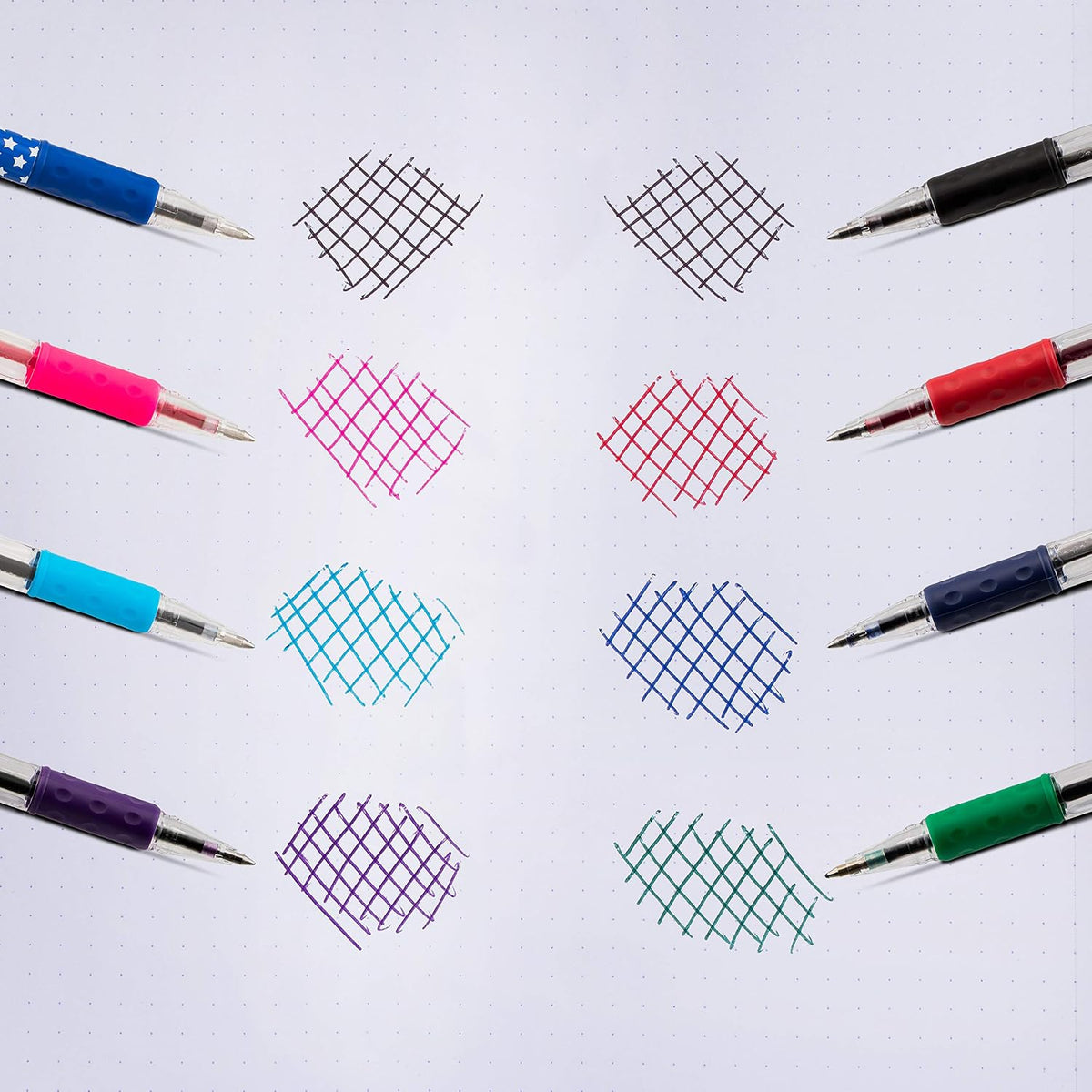Pentel RSVP Ballpoint Pen, (0.7mm), Fine Line, Black Ink, Pack of 5 (BK90PF5A)