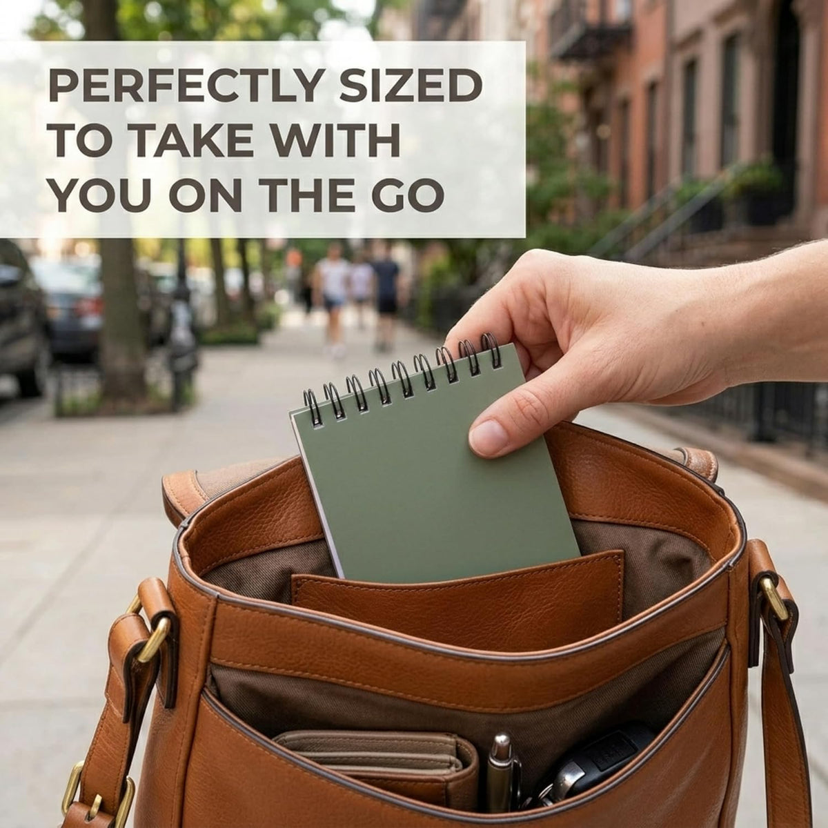 ZICOTO Aesthetic Pocket Notebooks Set Of 8 - Small 3x5 Spiral Notepads