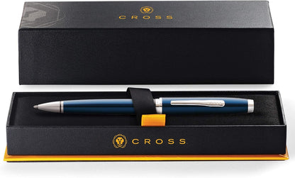 Cross Coventry Blue Lacquer Ballpoint Pen, Medium Point, Black Ink