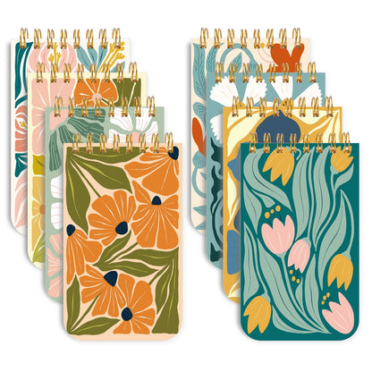 Thboxes Pocket Notebooks 8 Pack, 3x5 Inch Mini Pads Spiral, Macaron Colors