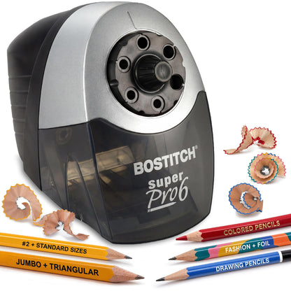 Bostitch Office Heavy Duty Electric Pencil Sharpener, Classroom, Blue