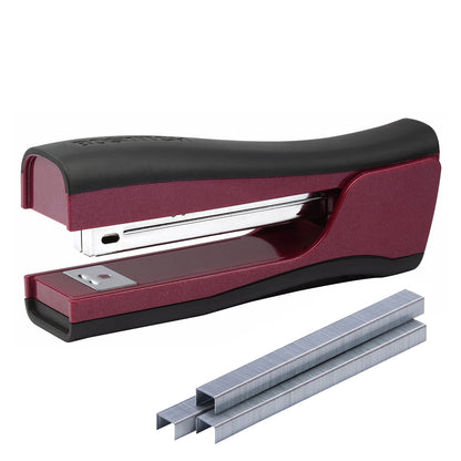 Bostitch Office Dynamo 4 in 1 Standup Stapler, Includes 420 Staples, 20 Sheet Capacity, Integrated Pencil Sharpener, Staple Remover & Staple Storage, Blue
