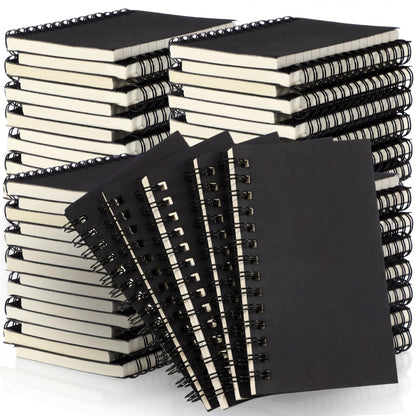Jutom 18 Pcs Small Spiral Notebook Memo Pad 3x5, Orange