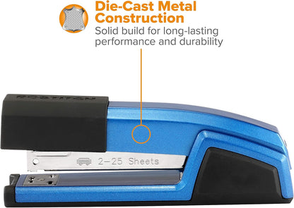 Bostitch Office Epic Metal 3 in 1 Stapler, 25 Sheet Capacity, Includes 210 Staples in Staple Storage Compartment & Integrated Remover,