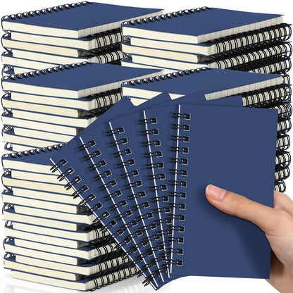 Jutom 18 Pcs Small Spiral Notebook Memo Pad 3x5, Orange