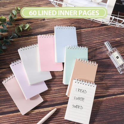 Ddaowanx Small Notebooks,Cute 3x5 Pocket Spiral Notepads With Lined Pages