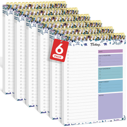 Taja To Do List Notepad, Undated Daily Planner for Work and Goal Setting