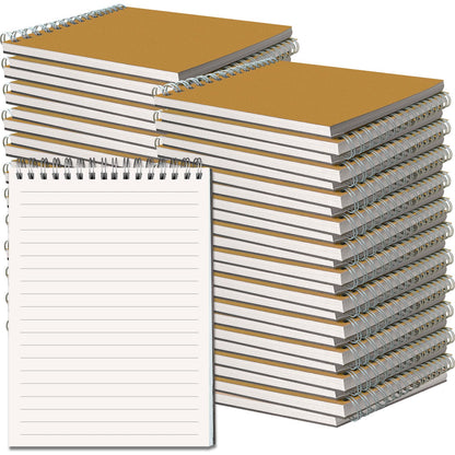 OSIMIG 24 Pack A5 Spiral Notebooks Bulk, 8x5.5 Lined Journaling Notebooks