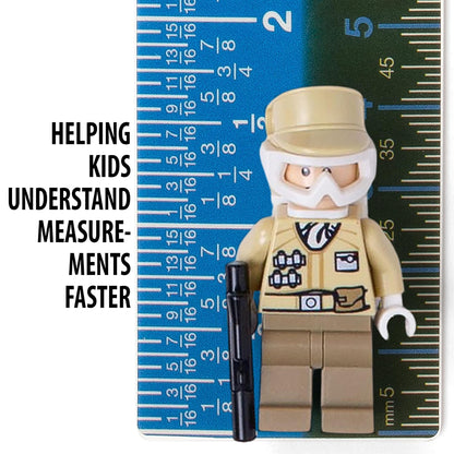 Victor Easy Read 12-Inch Plastic Ruler, Non-Glare Straight Edge Ruler, Standard and Metric Measuring Tool for School, Office, Drafting, Drawing, and Crafts