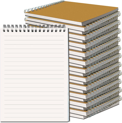 OSIMIG 24 Pack A5 Spiral Notebooks Bulk, 8x5.5 Lined Journaling Notebooks