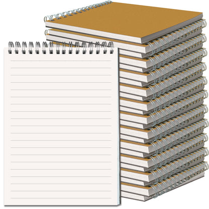 OSIMIG 24 Pack A5 Spiral Notebooks Bulk, 8x5.5 Lined Journaling Notebooks