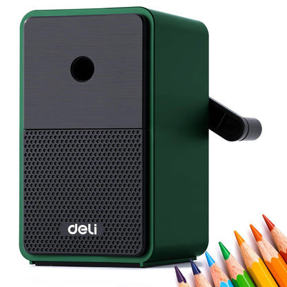 Deli Manual Pencil Sharpene, Brown