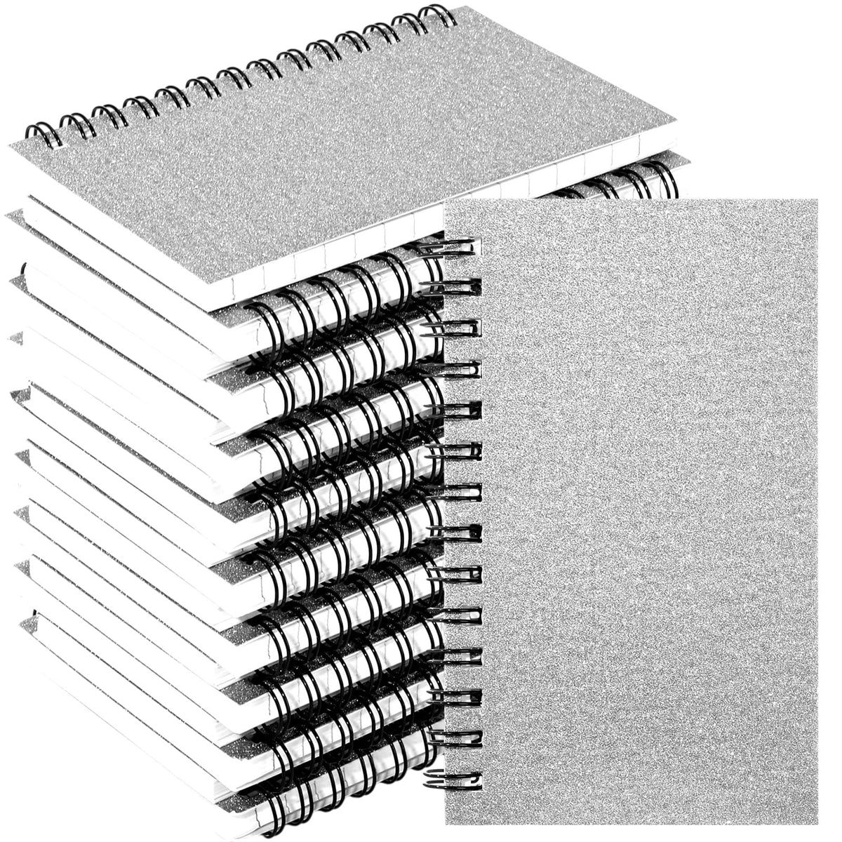 Jutom 18 Pcs Small Spiral Notebook Memo Pad 3x5, Orange