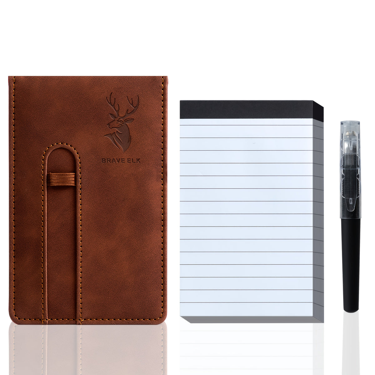 Available in Both Combination Sets and as a Portable Notebook with 100 Replaceable Lined Inner Pages, This Set Includes a Pen and Is Ideal for Diaries, Travel, Work, and Study