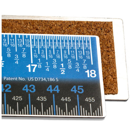 Victor Easy Read 12-Inch Plastic Ruler, Non-Glare Straight Edge Ruler, Standard and Metric Measuring Tool for School, Office, Drafting, Drawing, and Crafts