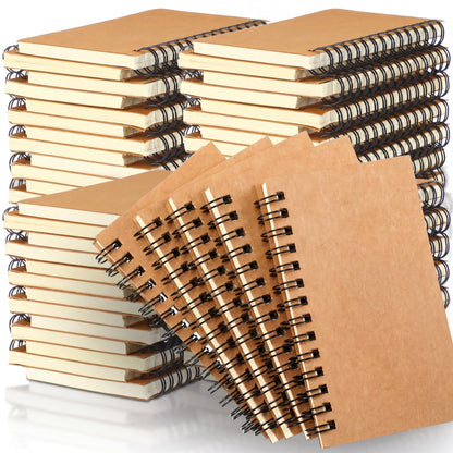 Jutom 18 Pcs Small Spiral Notebook Memo Pad 3x5, Orange