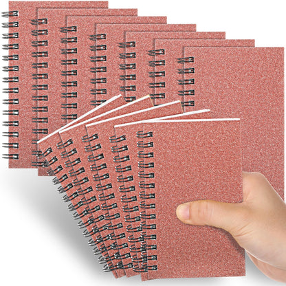 Jutom 18 Pcs Small Spiral Notebook Memo Pad 3x5, Orange