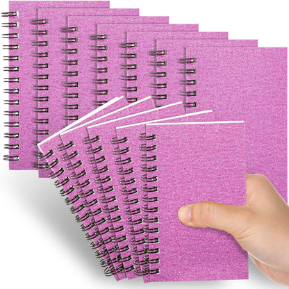 Jutom 18 Pcs Small Spiral Notebook Memo Pad 3x5, Orange