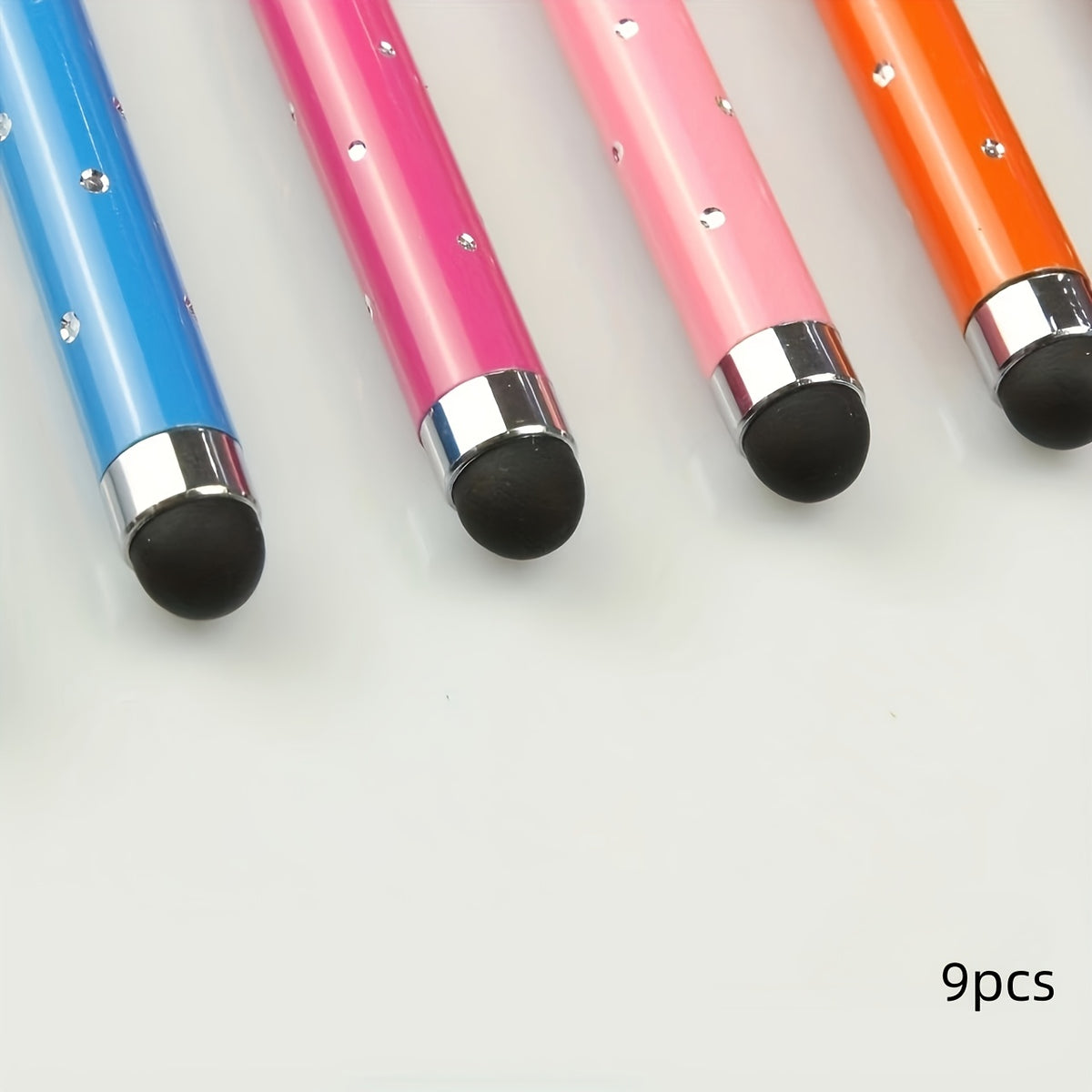 [Durable & Stylish Gift] 2/5/7/9pcs Random Shimmering Rhinestone Touch Screen Pens - Universal for Apple, Samsung, Android - Precise Painting & Writing - 2/5pcs Set - Durable & Stylish Gift Choice