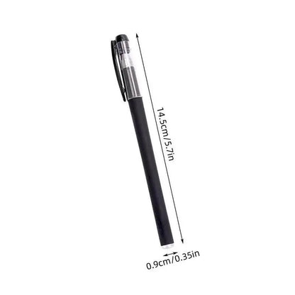 24Pcs Black Gel Pens, Minimalist Fine Point Pens for Smooth Writing, School Office Stationery Supplies, Note Taking Pens, Business Signature Pens, Student Writing Pens, Teacher Gifts