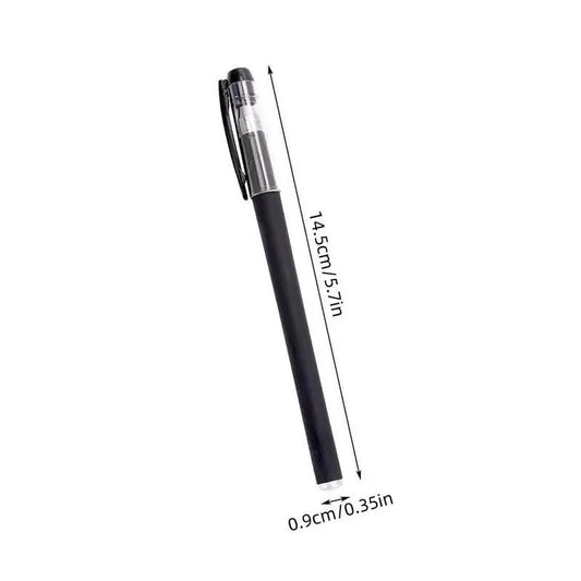 24Pcs Black Gel Pens, Minimalist Fine Point Pens for Smooth Writing, School Office Stationery Supplies, Note Taking Pens, Business Signature Pens, Student Writing Pens, Teacher Gifts