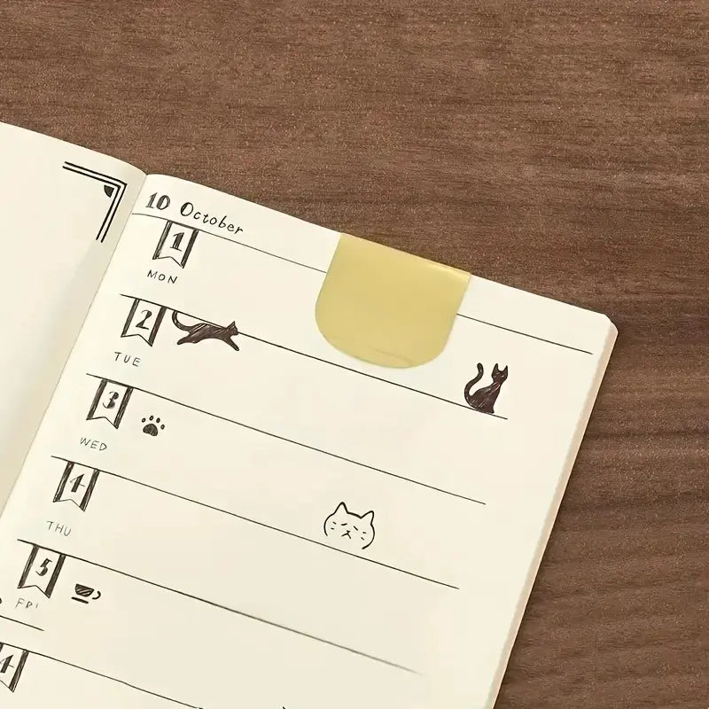 1pc 3-In-1 Cat Lover Ruler Template, Cute Dual-Sided Bookmark & Ruler, Precise Multifunctional Stationery for Journals, Planners, Note-Taking Accessories, Home Office Supplies