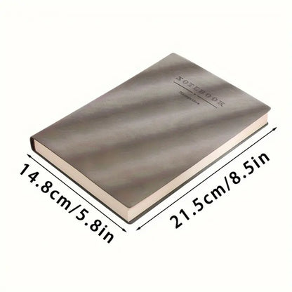 Zoti A5 Writing Notebook with Nubuck-Style Soft Cover, High-Quality Eye-Friendly 360 Pages Paper, Portable Water-Resistant Design, Ideal for School and Office Use