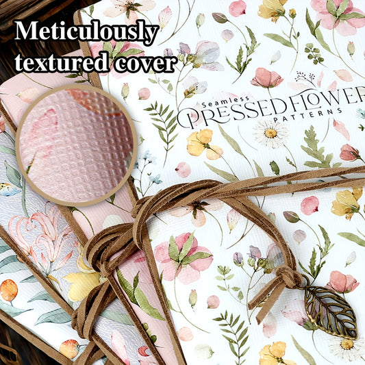 1pc, A5, 80 Pages, Floral Sketchbook, Bandage Pendant, Blank Picture Notebook, Portable Travel Sketchbook, Diary, Blank Notebook, Perfect for Writing, Suitable for Colored Pencils, Oil Paints, Marker Pens And Perfect Gifts, Ladies' Gift
