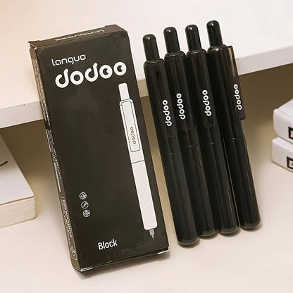 4 Pcs Portable Retractable Gel Pens, Cool Pens, Drop-Resistant Quick-Drying, Business Signature Pens for Students & Office Workers, Aesthetic Candy Color Series