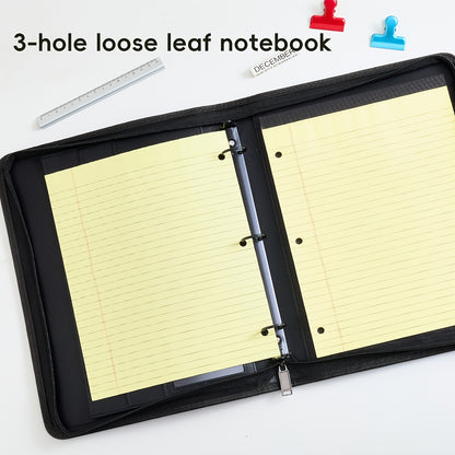 Granary College Ruled 8.5 X 11.75-Inch 30 Sheet Perforated Lined Writing Note Pads, Memo Pad, Writing Scratch Pad, Blank Note Pads, Paper Pad for Work, School, 3 Hole, Tearable Page, Multicolor.