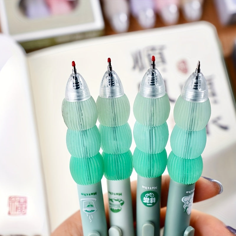 Popular Choice] 4/20pcs Gel Pen Per Box Decompression Soft Grip Push-Type Neutral Pen, Super Soft Grip, Comfortable Grip, 0.5Mm Black Ink, Plastic Material, Retractable, Quick-Drying, Suitable for School And Office Supplies Stationery Gifts
