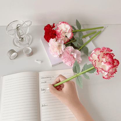 Creative Simulation Carnation Bouquet Ballpoint Pen - Mother's Day, Teacher's Day, Birthday Gift