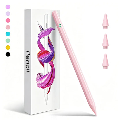 Capacitive Stylus Pen for iPad, Tablet Accessories with Button, Fast Charging, Palm Rejection & Tilt Sensitivity for Drawing & Writing, Compatible with iPad 2018-2025, Pro 11"/13"/M4, Air 11"/13" M3/M2, Mini7/6/5, A16/11th-6th Gen (Back to School), Stylus
