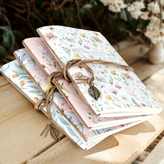 1pc, A5, 80 Pages, Floral Sketchbook, Bandage Pendant, Blank Picture Notebook, Portable Travel Sketchbook, Diary, Blank Notebook, Perfect for Writing, Suitable for Colored Pencils, Oil Paints, Marker Pens And Perfect Gifts, Ladies' Gift